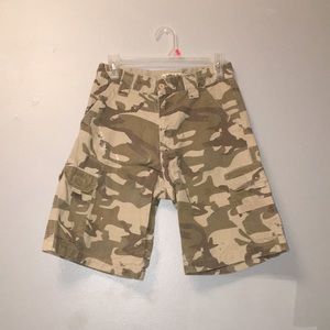 Boys camo shorts